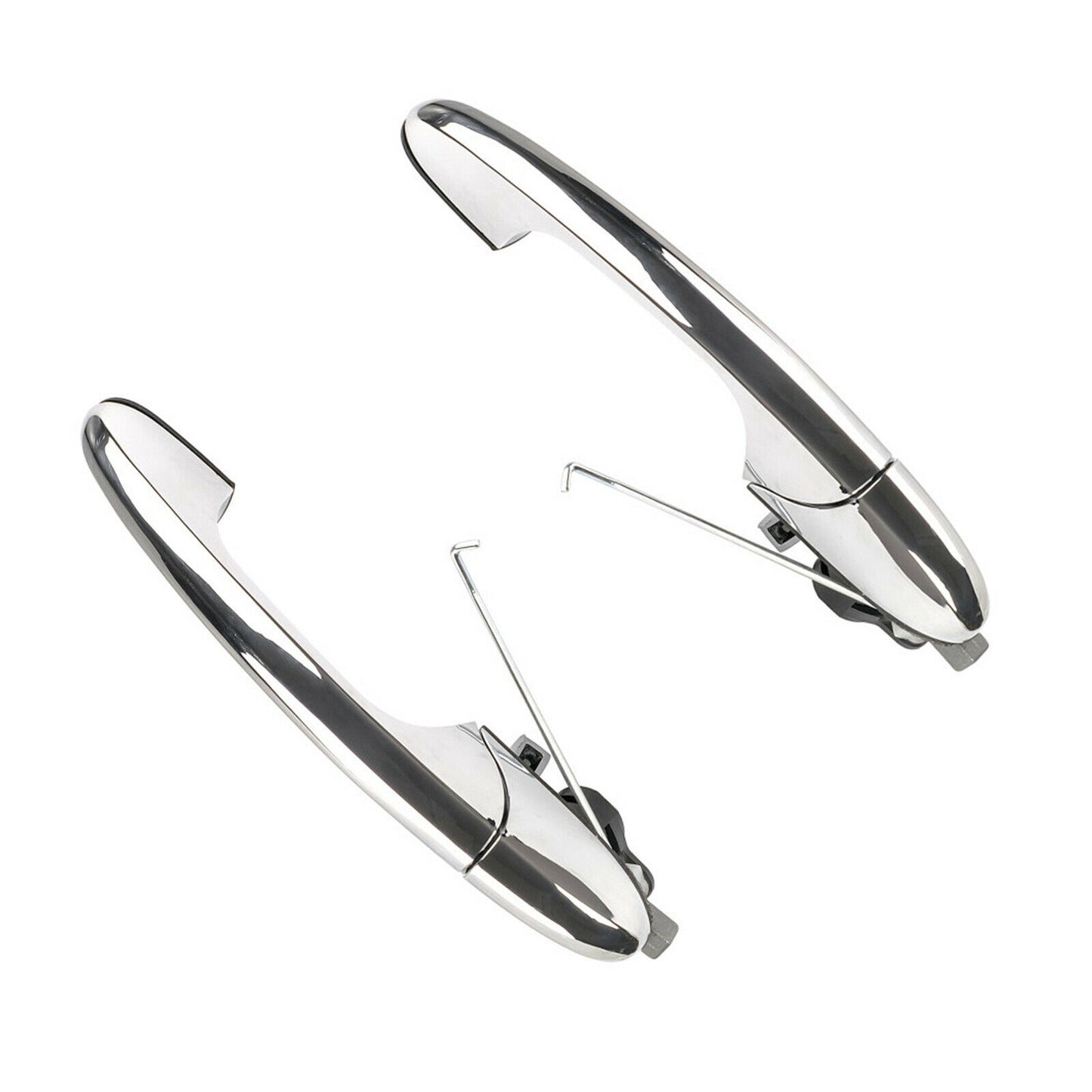 FIAT 500 500C 2007+ PAIR OF REPLACEMENT CHROME DOOR HANDLES