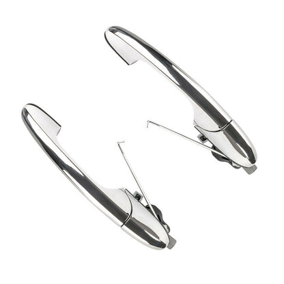FIAT 500 500C 2007+ PAIR OF REPLACEMENT CHROME DOOR HANDLES