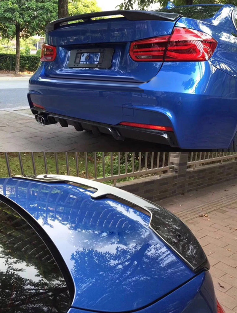 SPOILER SUL COFANO PER BMW SERIE 3 F30 BERLINA LOOK TUNING SPORTIVO IN ABS