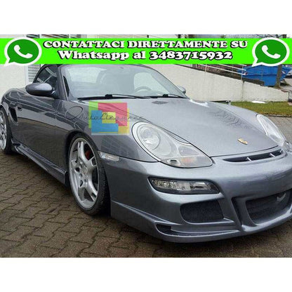 PORSCHE BOXSTER 986 1996-2004 MINIGONNE LATERALI SOTTO PORTA LOOK GT2 GT3