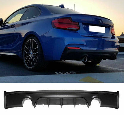 BMW SERIE 2 F22 F23 DIFFUSORE POSTERIORE PER PARAURTI M SPORT IN ABS AUTOELEGANCERICAMBI