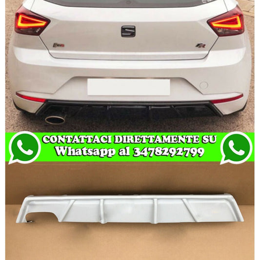 SEAT IBIZA 6F 2017+ DIFFUSORE POSTERIORE SOTTO PARAURTI