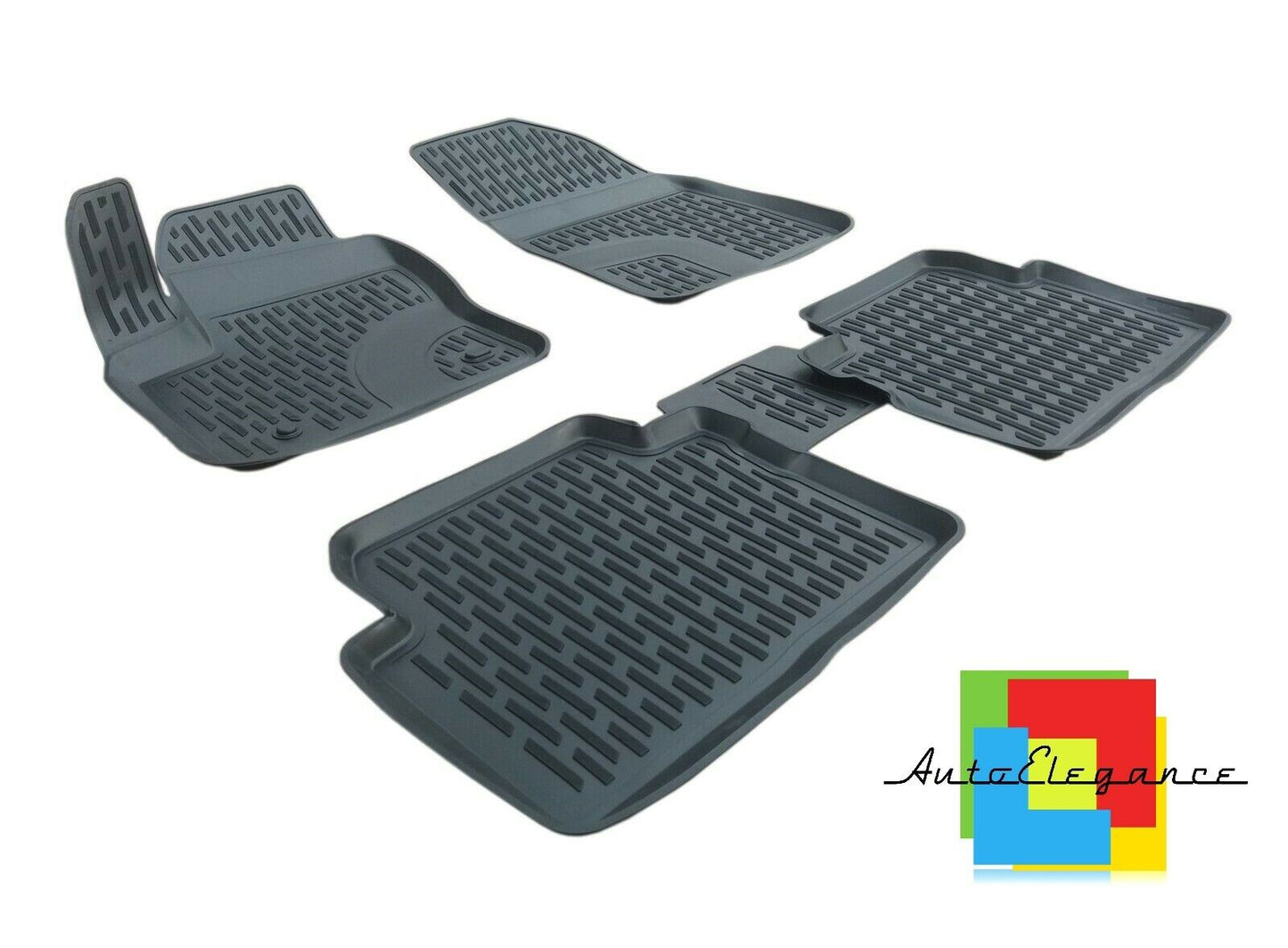 SET OF CUSTOM RUBBER CAR INTERIOR MATS FORD KUGA I 2008-2013 0032
