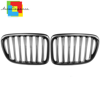 GRILLE MUSTACHE SERIES X1 E84 2009-2015 GLOSS BLACK LOOK SINGLE KIDNEY NEWS