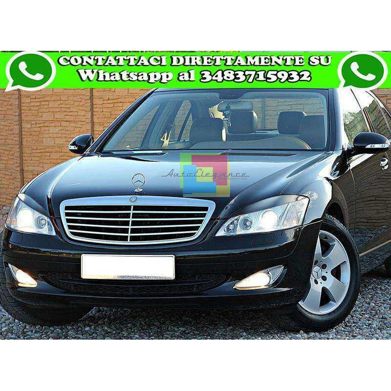 MERCEDES CLASSE S W221 2005-2009 PALPEBRE FARI ANTERIORI LOOK SPORTIVO