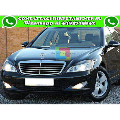 MERCEDES CLASSE S W221 2005-2009 PALPEBRE FARI ANTERIORI LOOK SPORTIVO