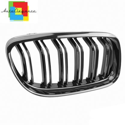 3 SERIES E90 E91 MUSTACHE GRILLE GLOSS BLACK LOOK DOUBLE KIDNEY NEWS