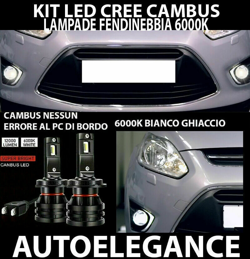 FORD C-MAX II MK2 LED FOG LIGHTS 10,000 LUMEN 0032
