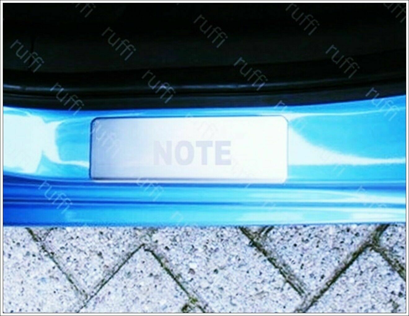 CROMATURA BATTITACCO PORTE NISSAN NOTE E11 2006-2013 ACCIAIO INOX ADESIVO 0032 AUTOELEGANCERICAMBI