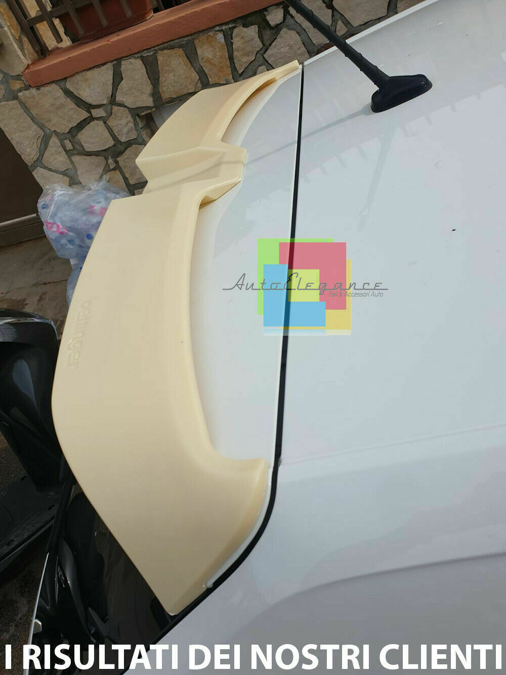 SPOILER POSTERIORE TETTO VW POLO AW1 DAL 2017+ ABS ALETTONE R/RLINE 0032