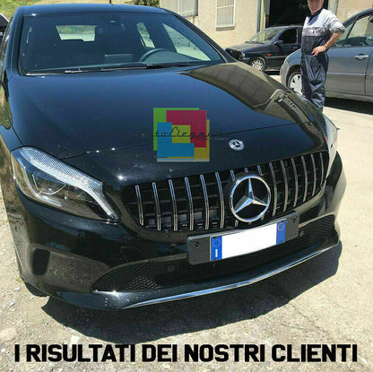 GRIGLIA ANTERIORE PROFILI - MERCEDES CLASSE A W176 2012-2015 PANAMERICACA AMG