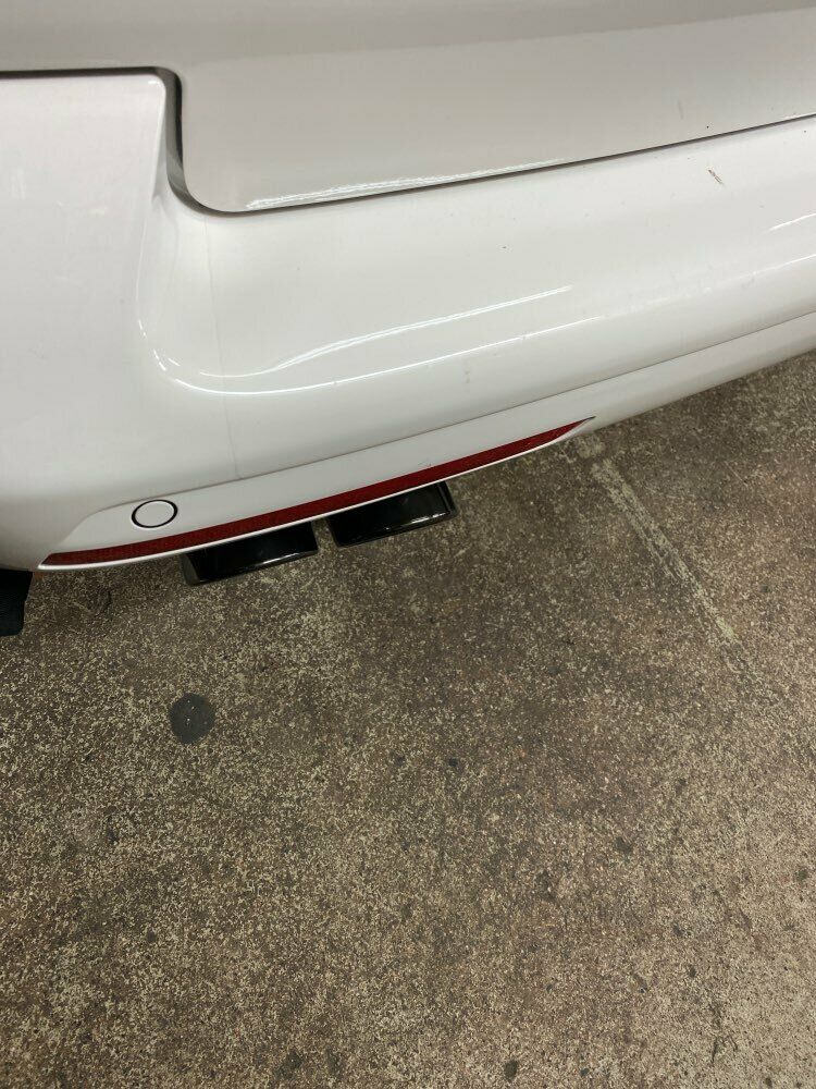 BMW SERIE 3 E90 E91 TERMINALE DI SCARICO ACCIAIO INOX NERO LUCIDO M SPORT AUTOELEGANCERICAMBI