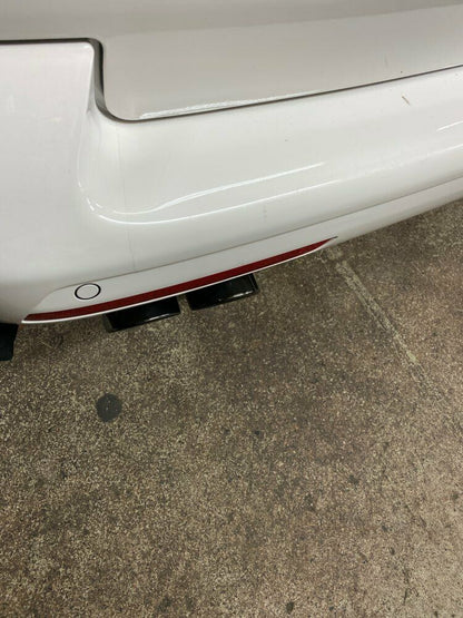 BMW SERIE 3 E90 E91 TERMINALE DI SCARICO ACCIAIO INOX NERO LUCIDO M SPORT AUTOELEGANCERICAMBI