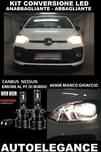 VW UP GTI KIT LOW BEAM HIGH BEAM LED 16.000LM CAMBUS 0032