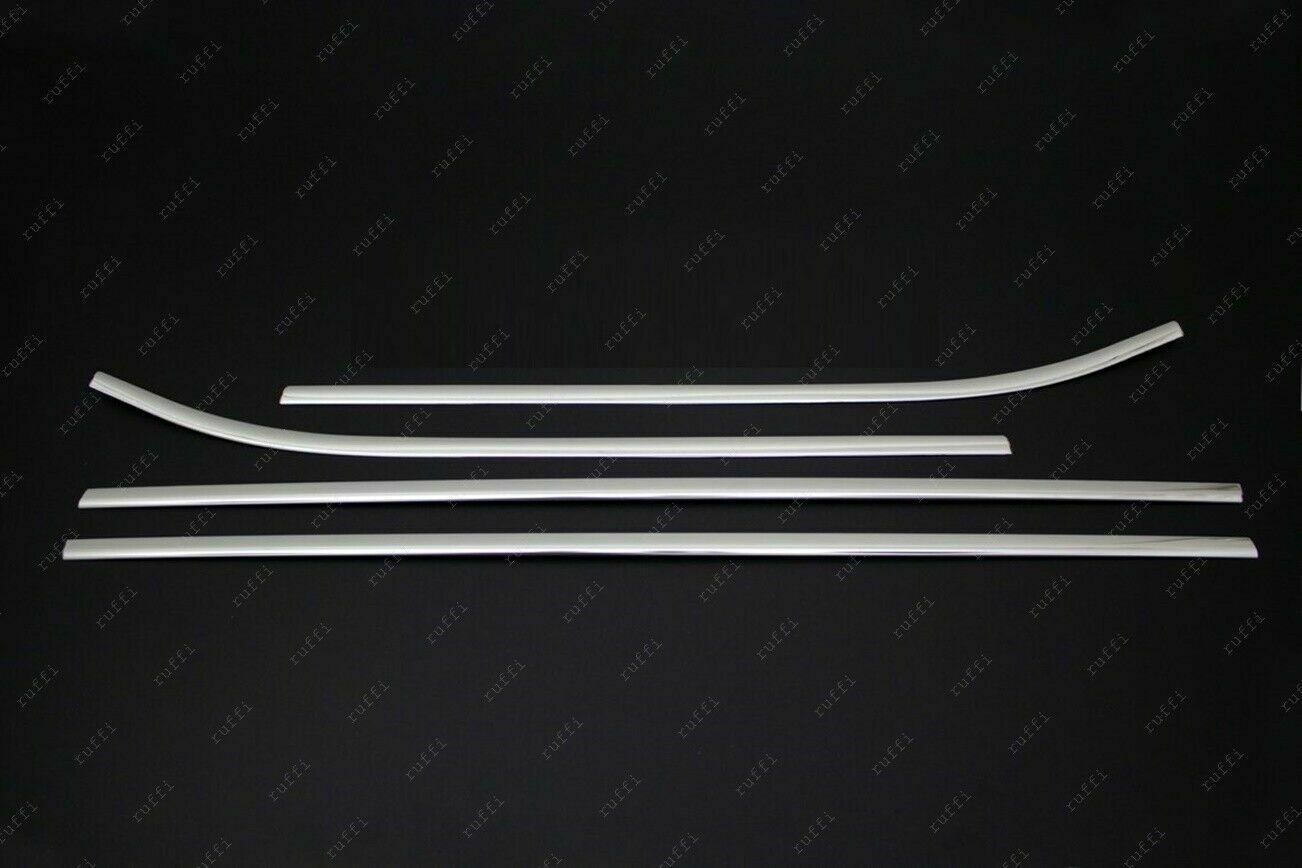 CROMATURA CORNICI FINESTRINI 4PZ BMW X6 E71 E72 2007-2014 INOX ADESIVO 0032 AUTOELEGANCERICAMBI