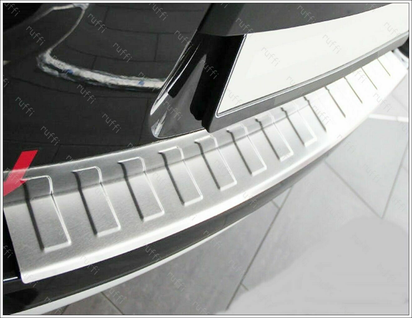 CROMATURA PROTEZIONE PARAURTI POSTERIORE DACIA DUSTER 2010-17 INOX ADESIVO 0032 AUTOELEGANCERICAMBI