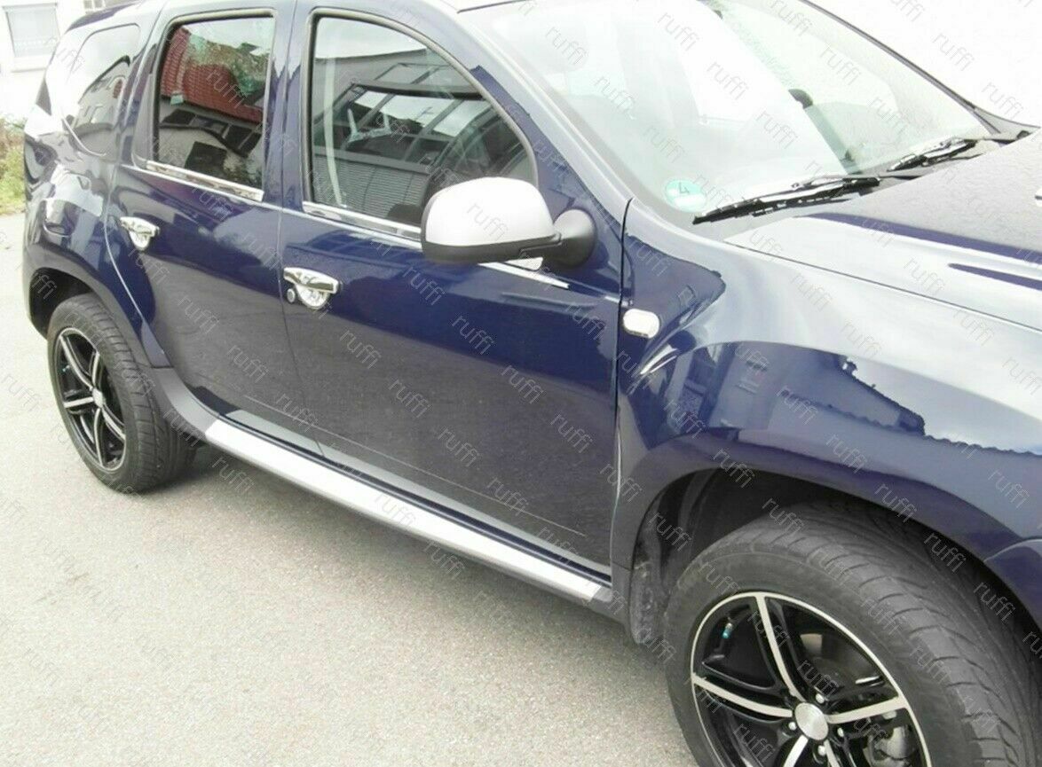CROMATURA CORNICI FINESTRINI DACIA DUSTER 2010-2017 ACCIAIO INOX ADESIVO 0032 AUTOELEGANCERICAMBI