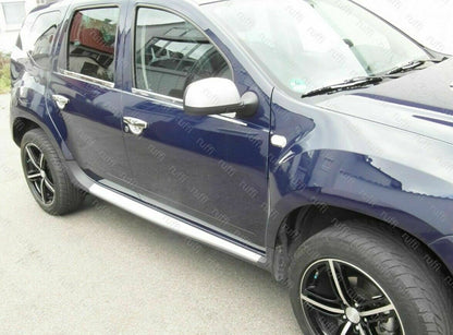 CROMATURA CORNICI FINESTRINI DACIA DUSTER 2010-2017 ACCIAIO INOX ADESIVO 0032 AUTOELEGANCERICAMBI