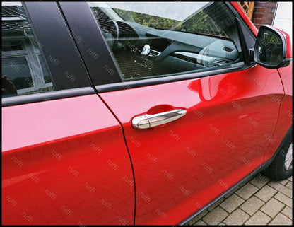 CROMATURA MANIGLIE PORTE BMW 3 F34 2012+ LED ACCIAIO INOX ADESIVO 0032 AUTOELEGANCERICAMBI