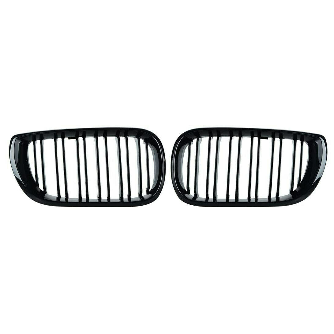 BMW SERIE 3 E46 BERLINA SW 2001-2005 GRIGLIE ANTERIORI NERO LUCIDO AUTOELEGANCERICAMBI