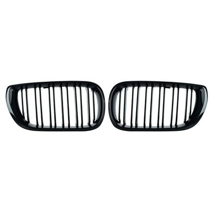 BMW SERIE 3 E46 BERLINA SW 2001-2005 GRIGLIE ANTERIORI NERO LUCIDO AUTOELEGANCERICAMBI