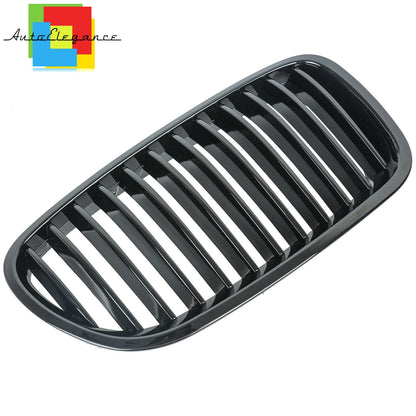 5 SERIES F10 F11 M LOOK GLOSSY BLACK SINGLE KIDNEY MUSTACHE GRILLE NEWS