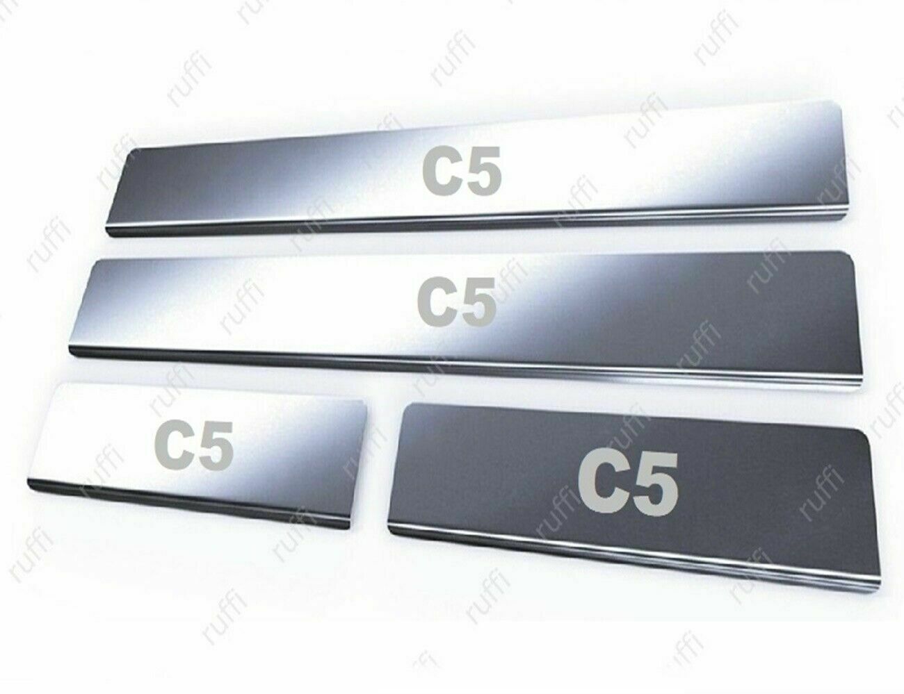 CROMATURA BATTITACCO 4 PORTE CITROEN C5 MK3 2008+ ACCIAIO INOX ADESIVO 0032 AUTOELEGANCERICAMBI