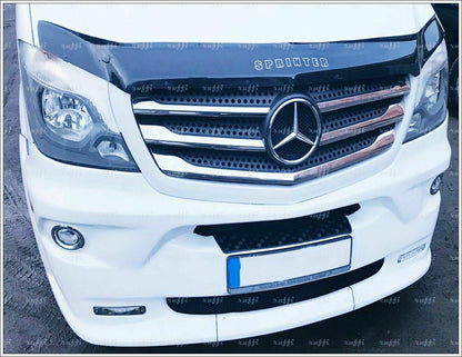 CROMATURA GRIGLIA FRONTALE 5PZ MERCEDES SPRINTER W906 13-18 INOX ADESIVO 0032 AUTOELEGANCERICAMBI