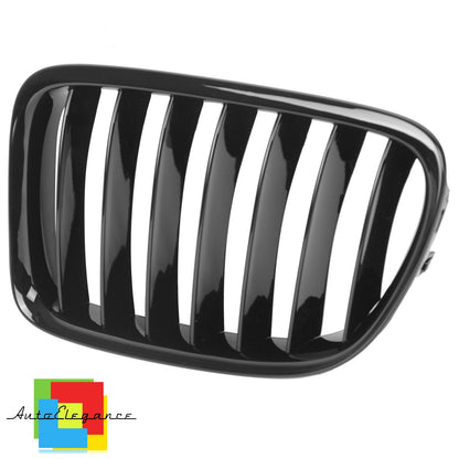 GRILLE MUSTACHE SERIES X1 E84 2009-2015 GLOSS BLACK LOOK SINGLE KIDNEY NEWS