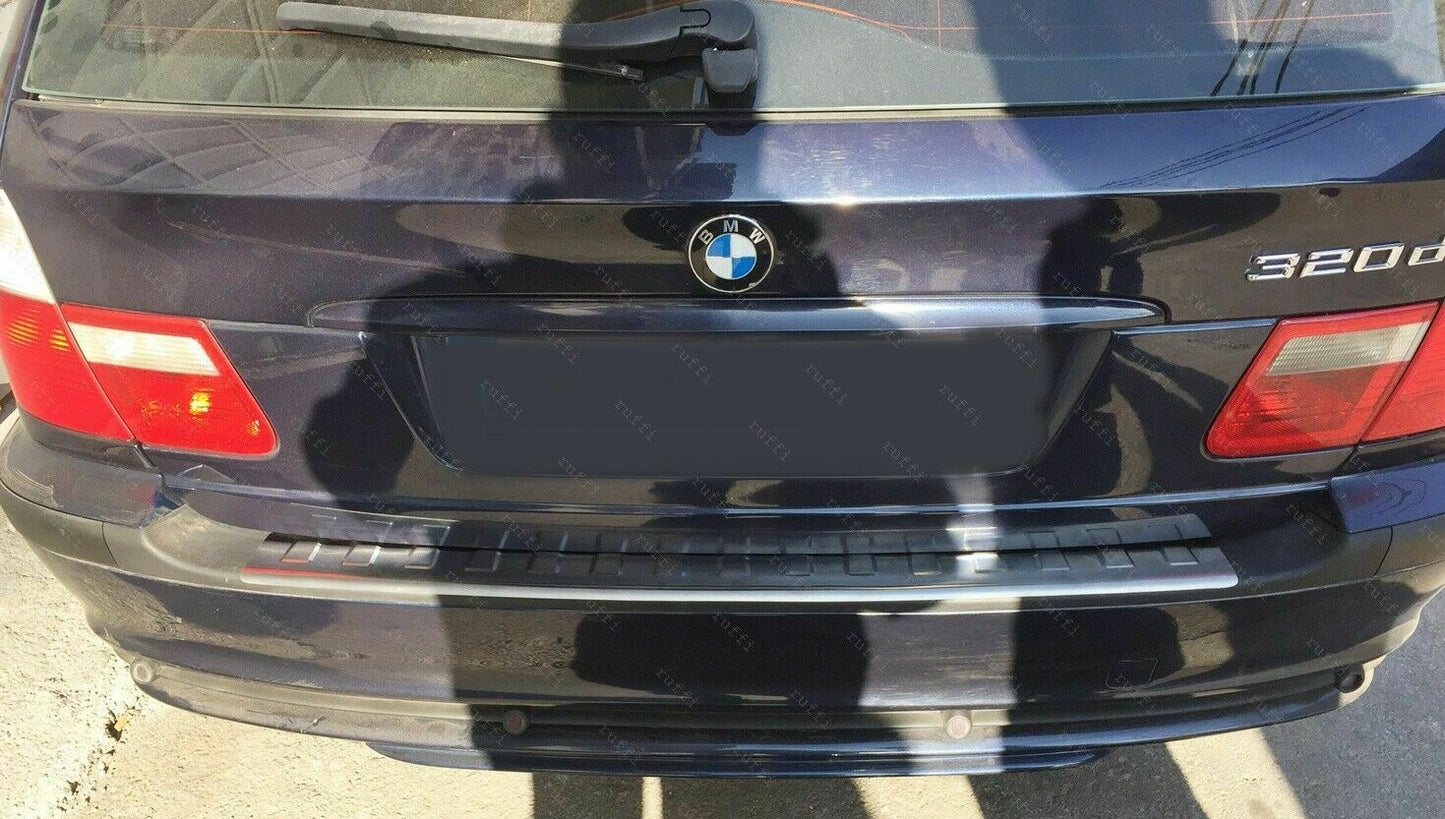 CROMATURA PROTEZIONE PARAURTI POSTERIORE BMW 3 E46 1998-2007 INOX ADESIVO 0032 AUTOELEGANCERICAMBI