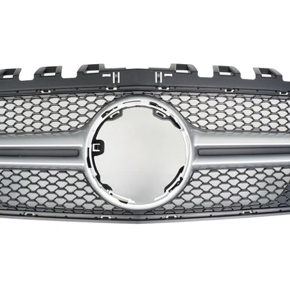 FRONT GRILLE MERCEDES A CLASS W177 AMG LOOK A35 SATIN PROFILE ABS