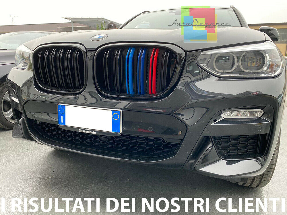 BMW X3 G01 X4 G02 GRIGLIA ANTERIORE DOPPIA FASCIA M SPORT 3 COLORI ABS .- AUTOELEGANCERICAMBI