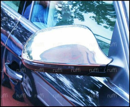 CROMATURA SPECCHIETTI LATERALI AUDI A8 4E 2007-2010 INOX ADESIVO 0032 AUTOELEGANCERICAMBI