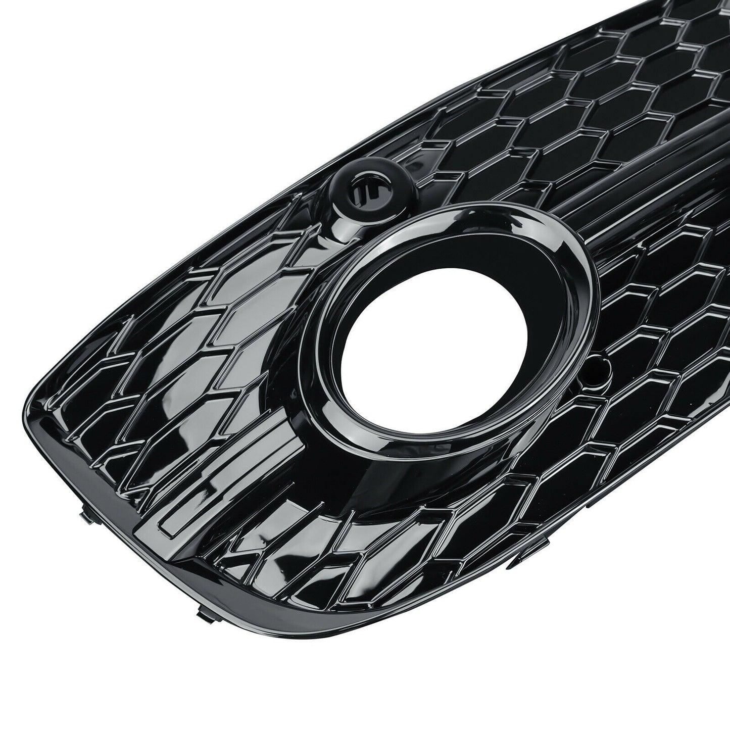 BLACK FOG LIGHT GRILLS AUDI Q3 2012-2015 IN ABS