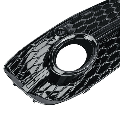 BLACK FOG LIGHT GRILLS AUDI Q3 2012-2015 IN ABS