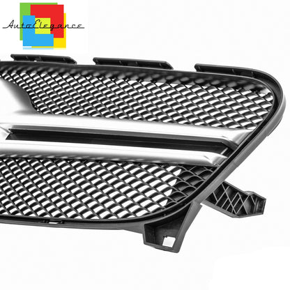 FRONT GRILLE GLA W156 X156 2013-2016 AMG LOOK SATIN BLACK HONEYCOMB NEWS