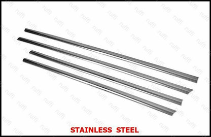 CROMATURA CORNICI FINESTRINI 4PZ BMW 3 F30 F35 F80 2011-2018 INOX ADESIVO 0032 AUTOELEGANCERICAMBI