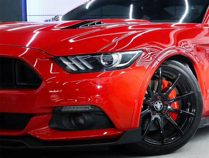 MASCHERINA FORD MUSTANG 2015-2017 GRIGLIA ANTERIORE NERA NIDO D'APE