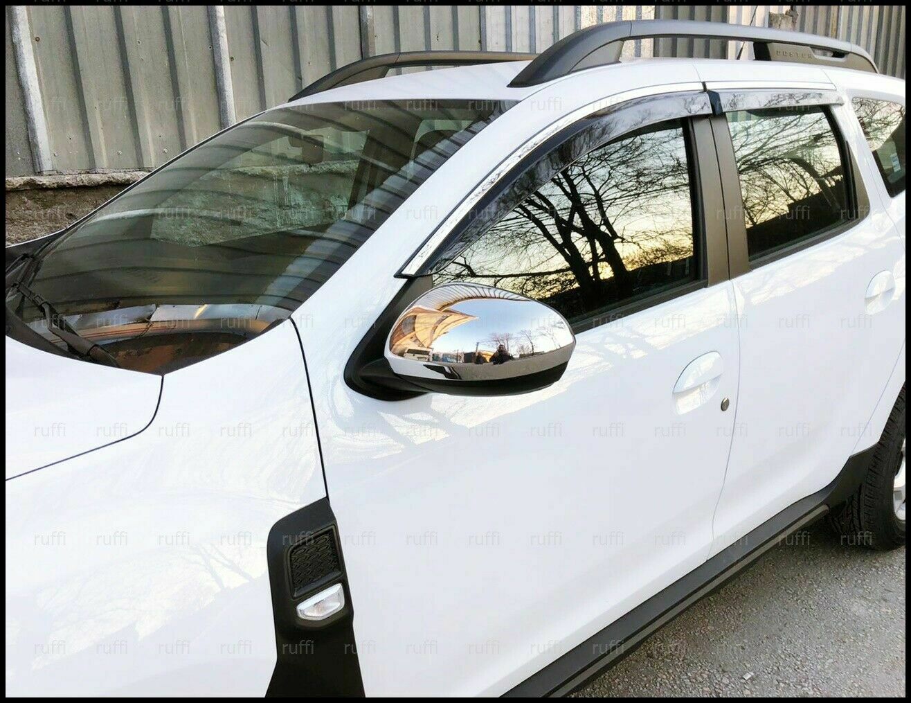CROMATURA SPECCHIETTI LATERALI DACIA DUSTER II 2018+ ACCIAIO INOX ADESIVO 0032 AUTOELEGANCERICAMBI