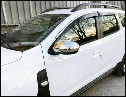 CROMATURA SPECCHIETTI LATERALI DACIA DUSTER II 2018+ ACCIAIO INOX ADESIVO 0032 AUTOELEGANCERICAMBI