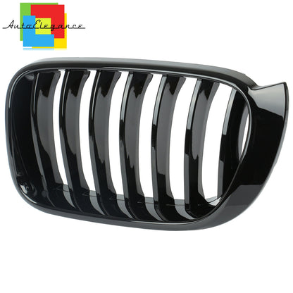 GRIGLIA BAFFI ANTERIORE X3 F25 - X4 F26 NERO LUCIDO RENE SINGOLO LOOK M NEWS