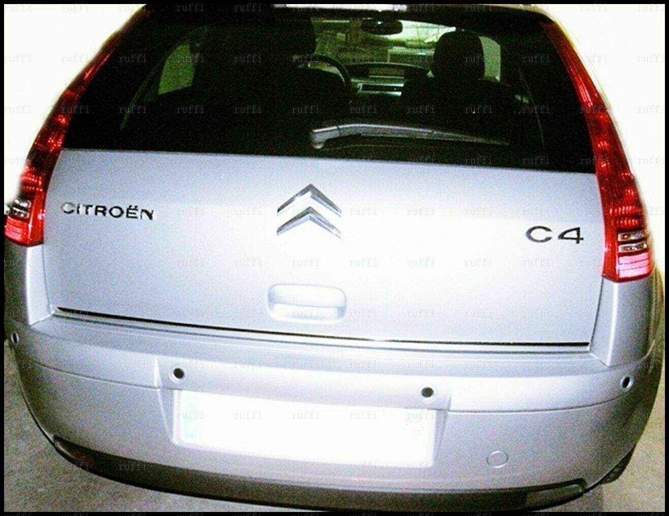 CROMATURA BAGAGLIAIO CITROEN C4 MK1 HB ACCIAIO INOX ADESIVO 0032 AUTOELEGANCERICAMBI