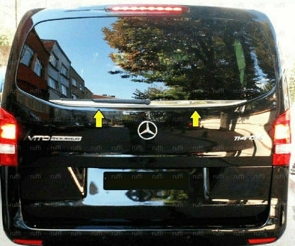 CROMATURA LUNOTTO MERCEDES VITO W447 2014+ ACCIAIO INOX ADESIVO 0032 AUTOELEGANCERICAMBI