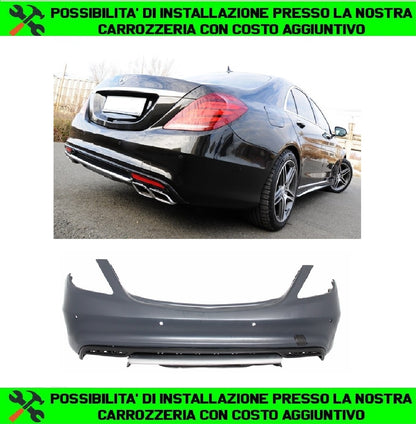 REAR BUMPER MERCEDES S CLASS W222 DESIGN S65 FROM 2013 ONWARDS 