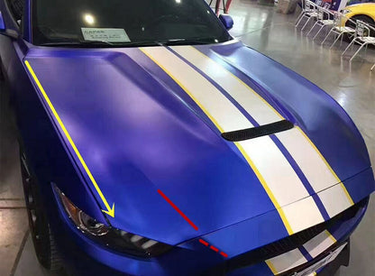 FORD MUSTANG 2015-2017 COFANO ANTERIORE DESIGN GT350 SPORTIVO CON PRESA D'ARIA