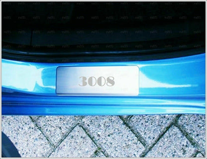 CROMATURA BATTITACCO PORTE PEUGEOT 3008 MK1 2009-2016 ACCIAIO INOX ADESIVO 0032 AUTOELEGANCERICAMBI