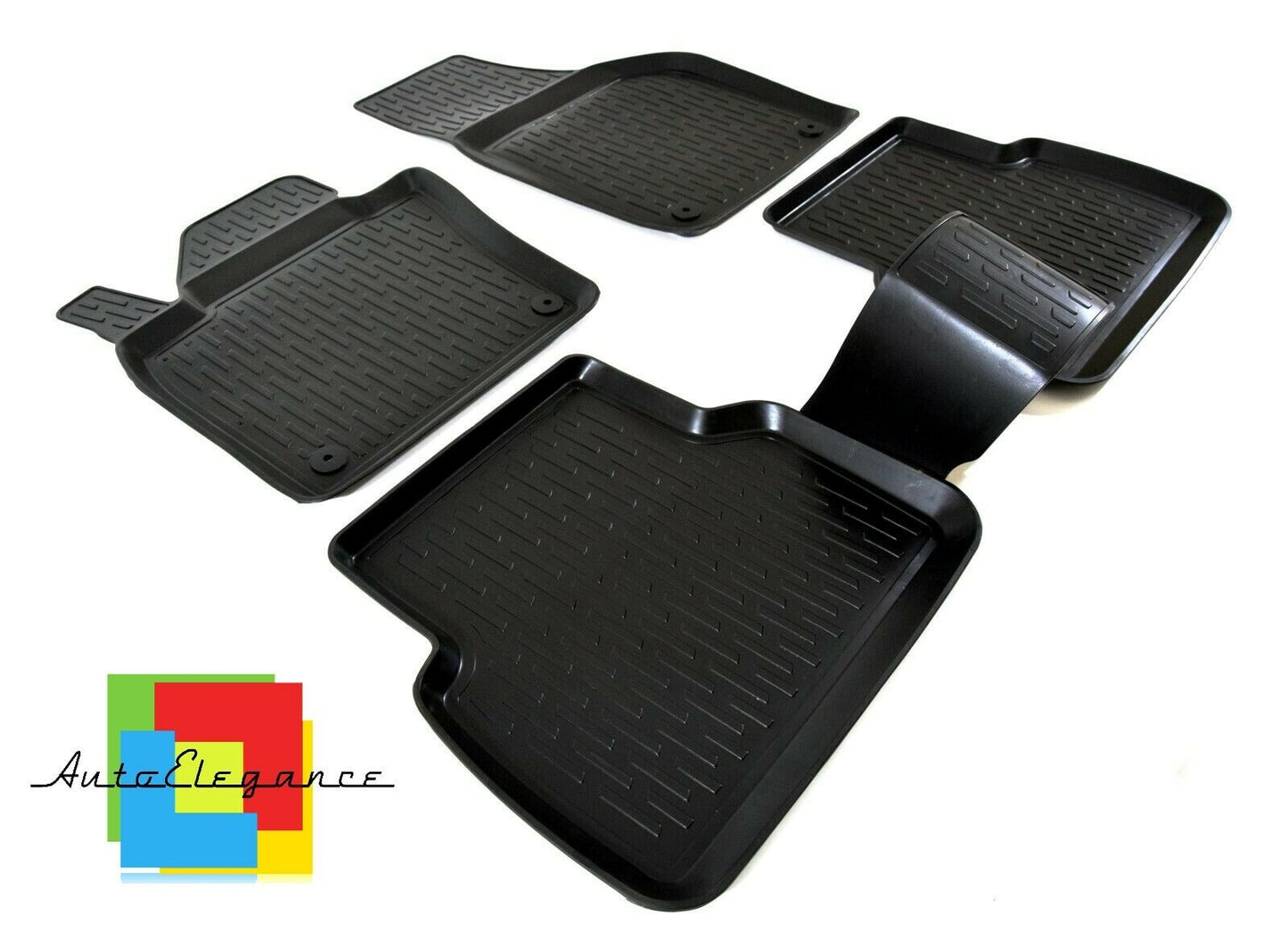 SET OF CUSTOM RUBBER CAR INTERIOR MATS VW Passat B7 2010-2014 0032
