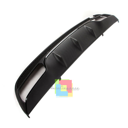 MERCEDES CLASSE C W205 S205 DIFFUSORE NERO SOTTO PARAURTI POSTERIORE + TERMINALI