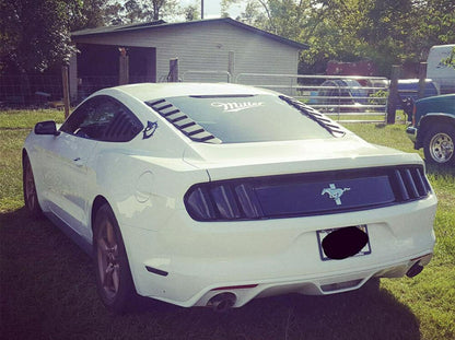 FORD MUSTANG 2015-2020 PROTEZIONE 2x LOUVER LUNOTTO POSTERIORE LOOK GT