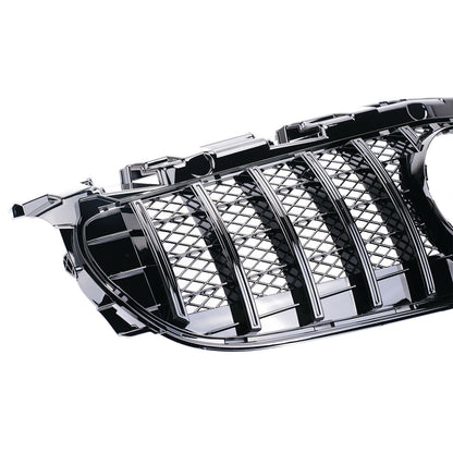 FRONT GRILLE MERCEDES R172 SLC 2016-2019 BLACK HONEYCOMB PROFILES MASK